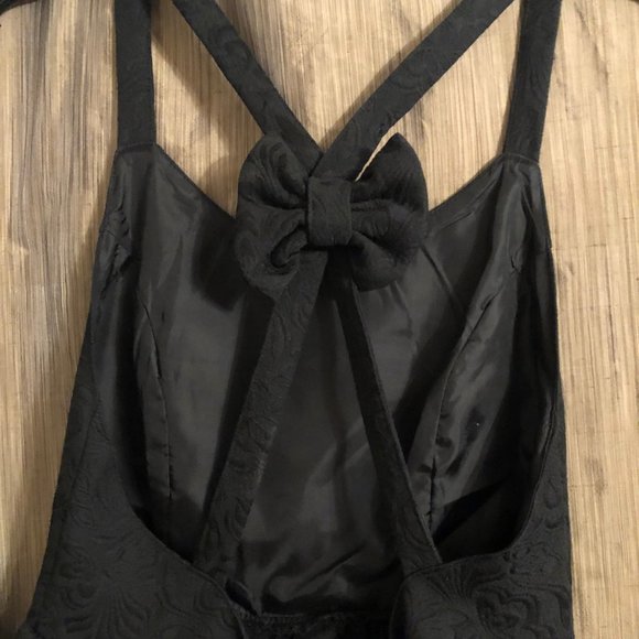 Black Party Cocktail Dress - Picture 3 of 5